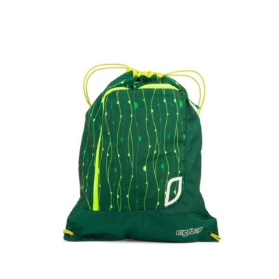 Детска спортна чанта – мешка в зелено | ergo-bags.bg детска спортна чанта - мешка в зелено