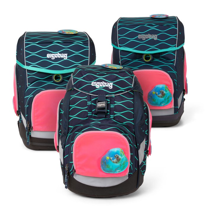 светлоотразяващ комплект Safety Set Pink | ergo-bags.bg светлоотразителен комплект в розово за ученически раници