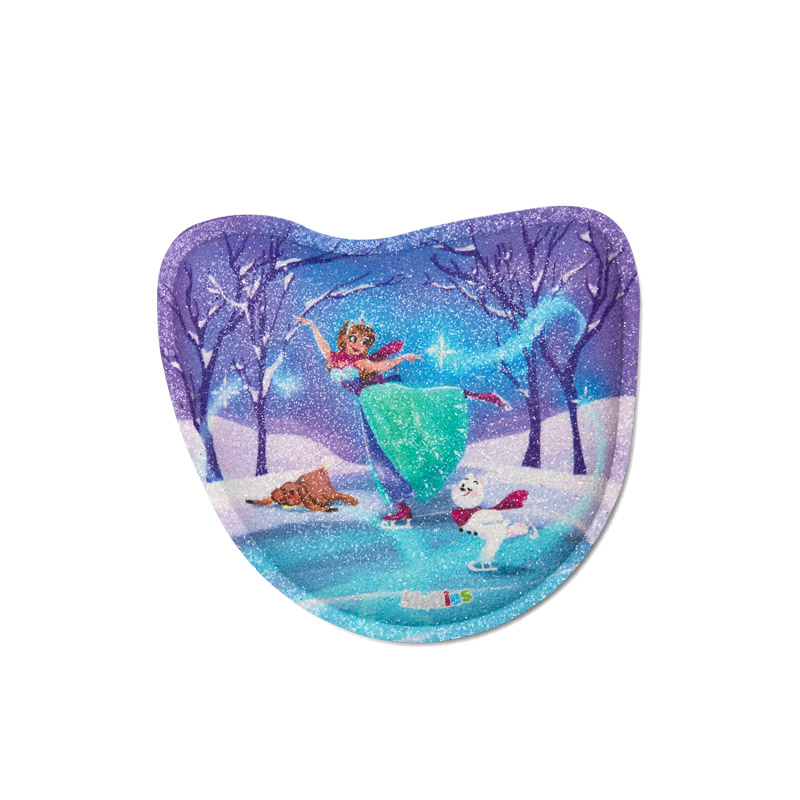 стикер за раница Ice Skate Princess, блещукащ | ergo-bags.bg