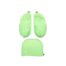 комплект външни джобове Fluo LED в зелено | ergo-bags.bg