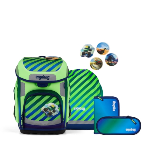 раница за първи клас Cubo TruckBear, комплект 5 части | ergo-bags.bg