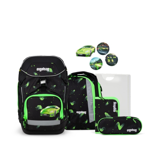 раница ergobag pack Beary Fast Lane, комплект от 6 части | ergo-bags.bg